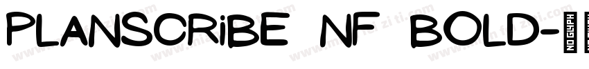 Planscribe NF Bold字体转换